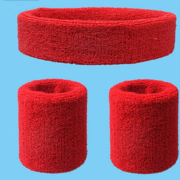 2pc Wristband + 1pc Headband