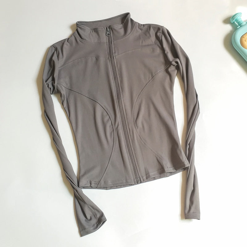 Women's Long Sleeve Zip-up Activewear Jacket