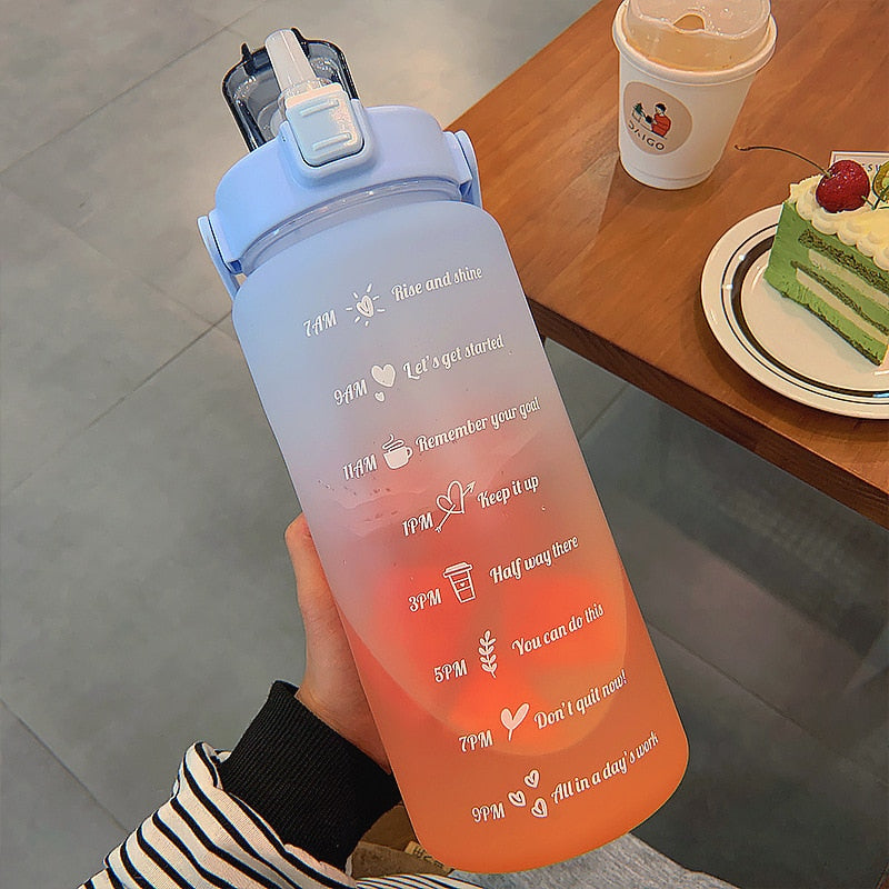 Time Marker Portable/Reusable Water Bottle