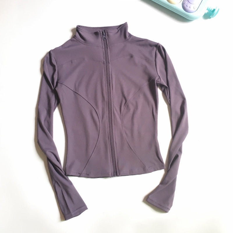 Women's Long Sleeve Zip-up Activewear Jacket