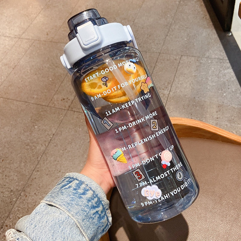 Time Marker Portable/Reusable Water Bottle