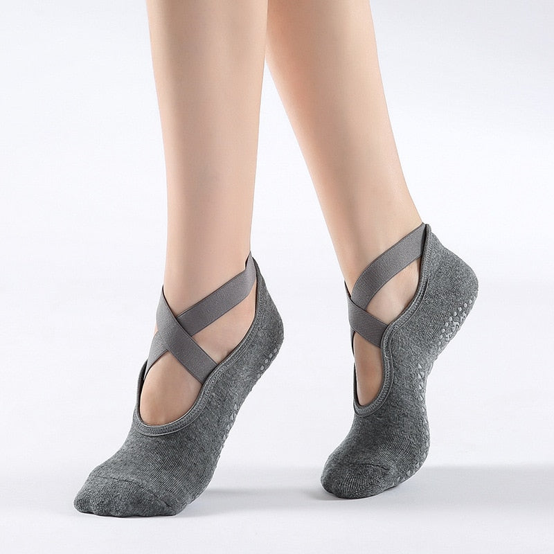 3pc Yoga Socks, Non-Slip