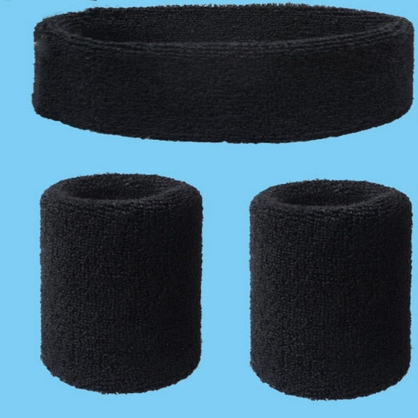 2pc Wristband + 1pc Headband