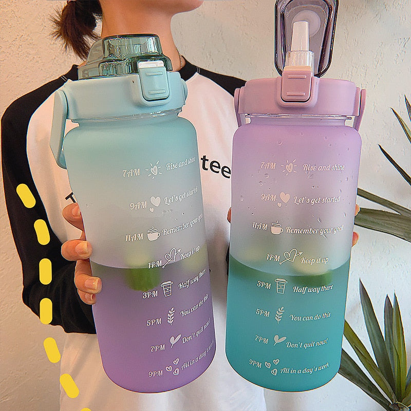 Time Marker Portable/Reusable Water Bottle