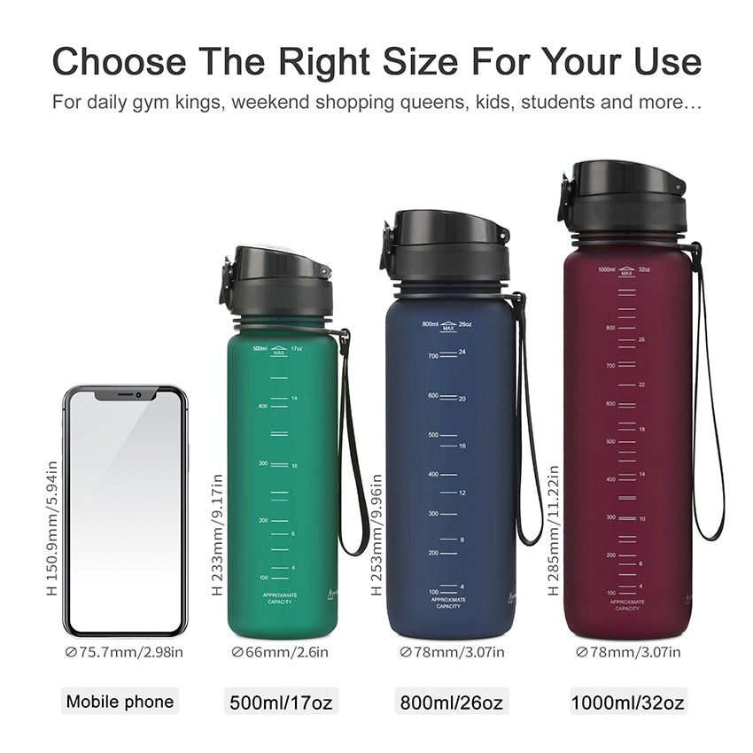 Leak-Proof Portable Water Bottle