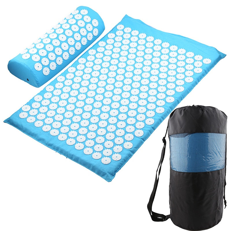 Anti-stress Acupuncture Mat and Pillow with Bag