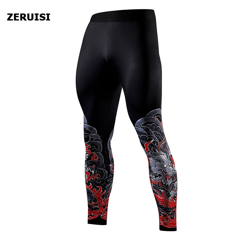 Men Compression Running Leggings