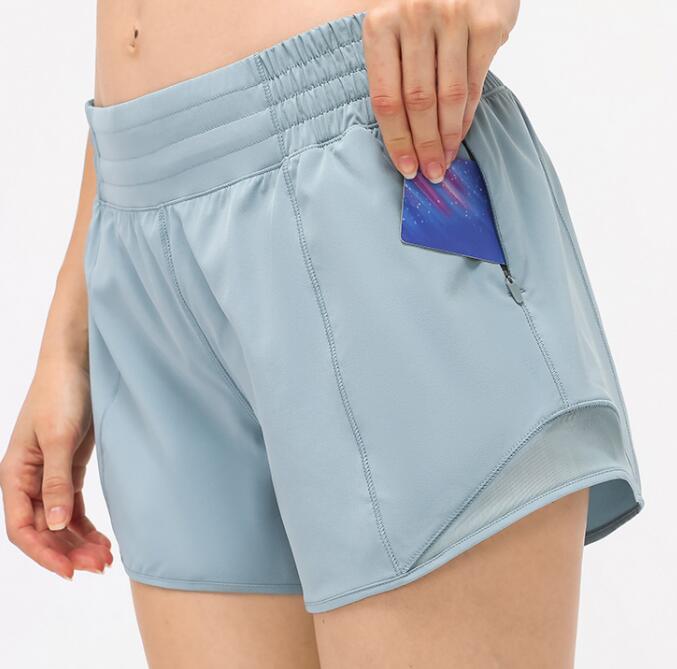 Womens Side Pocket Yoga Shorts