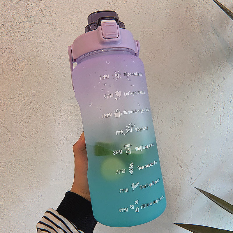 Time Marker Portable/Reusable Water Bottle