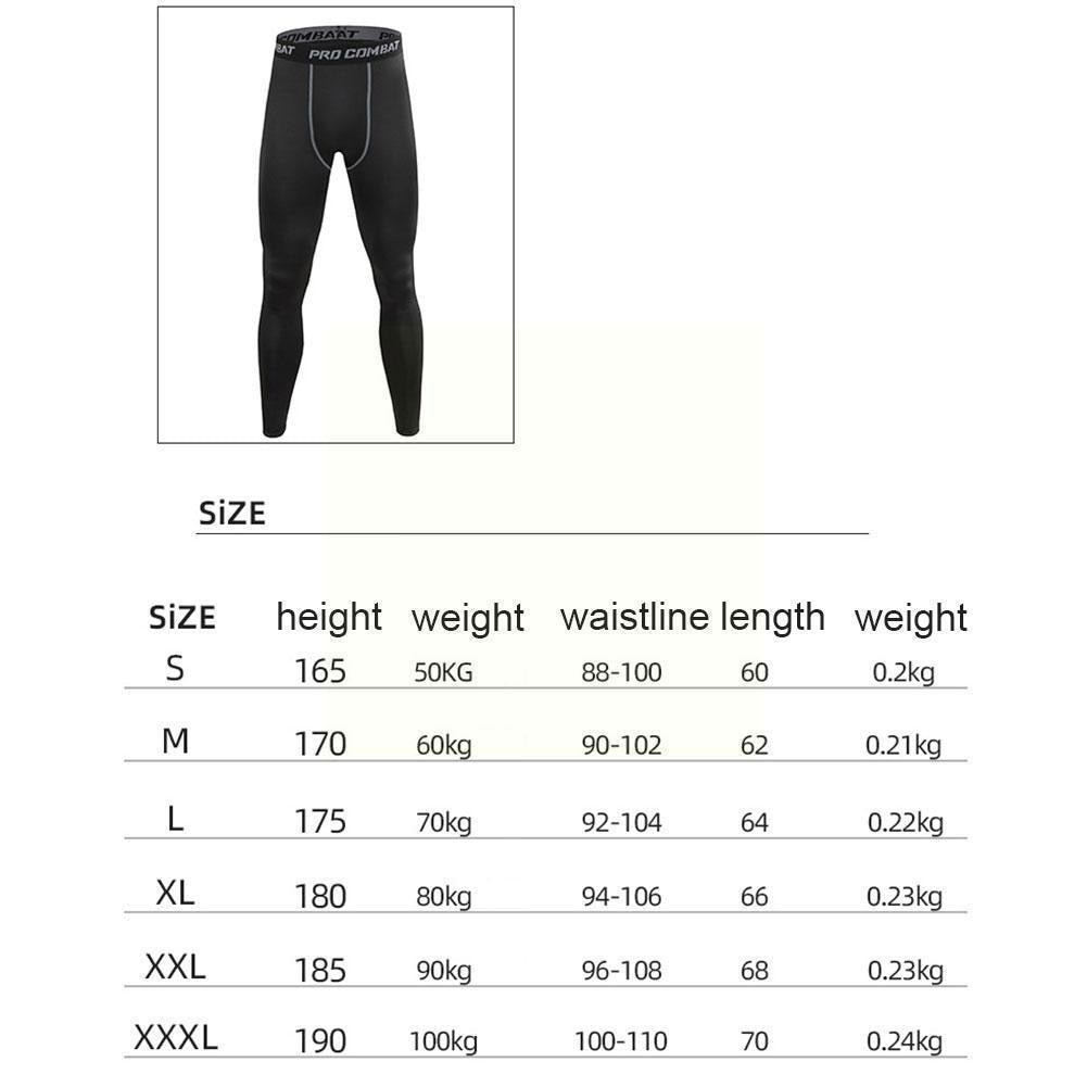 Mens Compression Workout Leggings