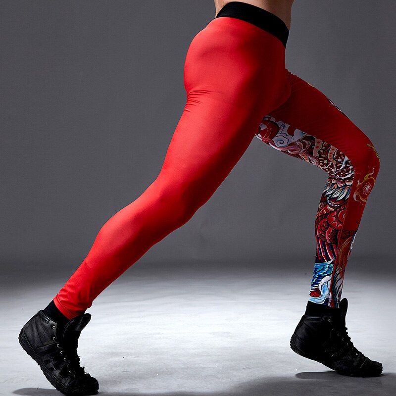 Men Compression Running Leggings