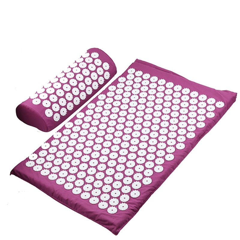 Acupressure Yoga Mat and Pillow with Bag