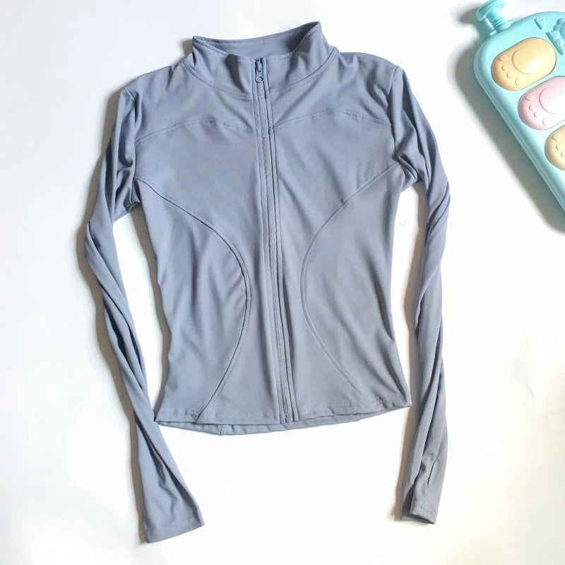 Women's Long Sleeve Zip-up Activewear Jacket