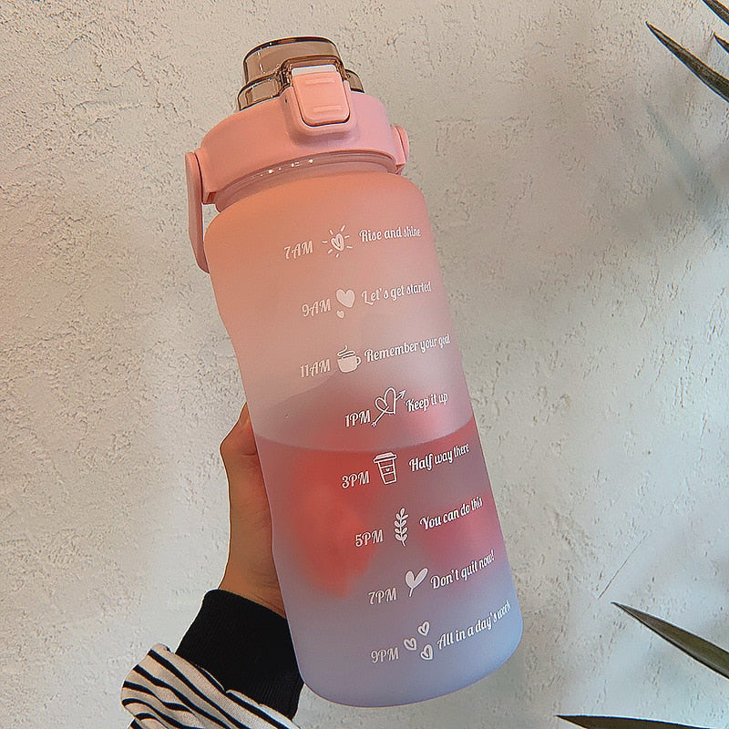 Time Marker Portable/Reusable Water Bottle