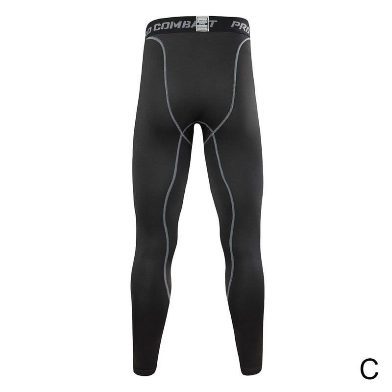 Mens Compression High Waist Leggings