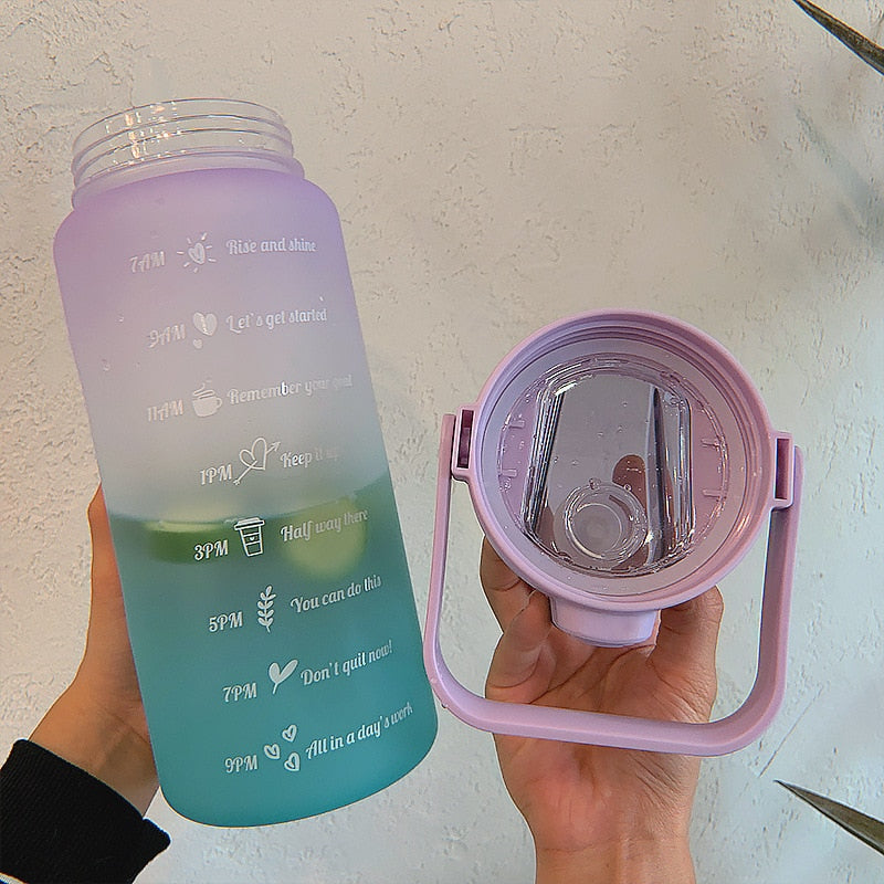 Time Marker Portable/Reusable Water Bottle