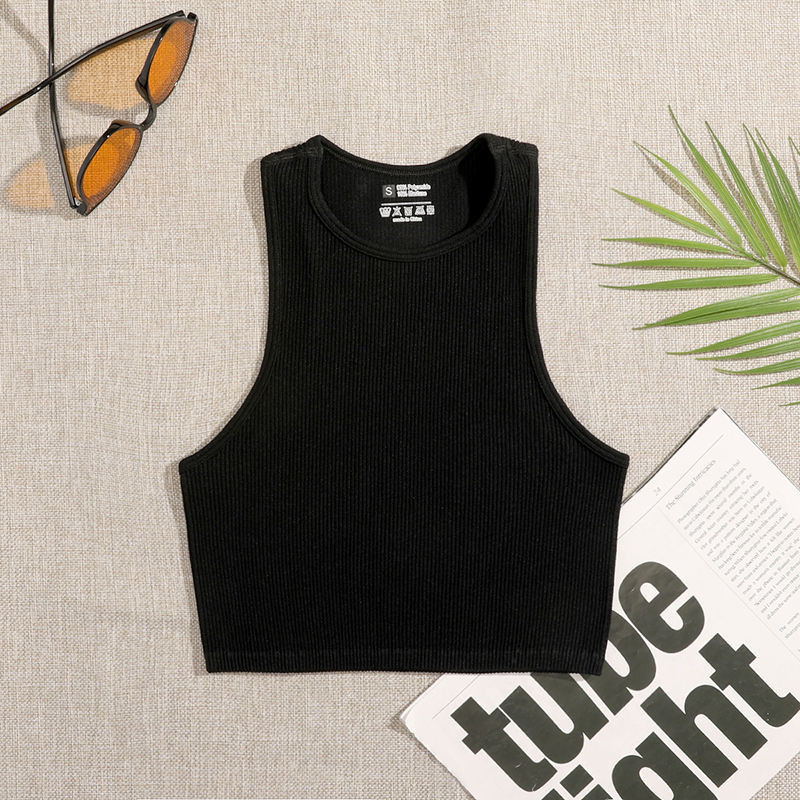 Women's Workout Crop Tank Top