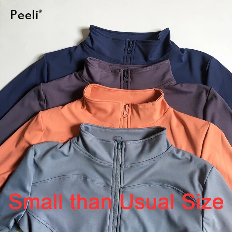 Women's Long Sleeve Zip-up Activewear Jacket