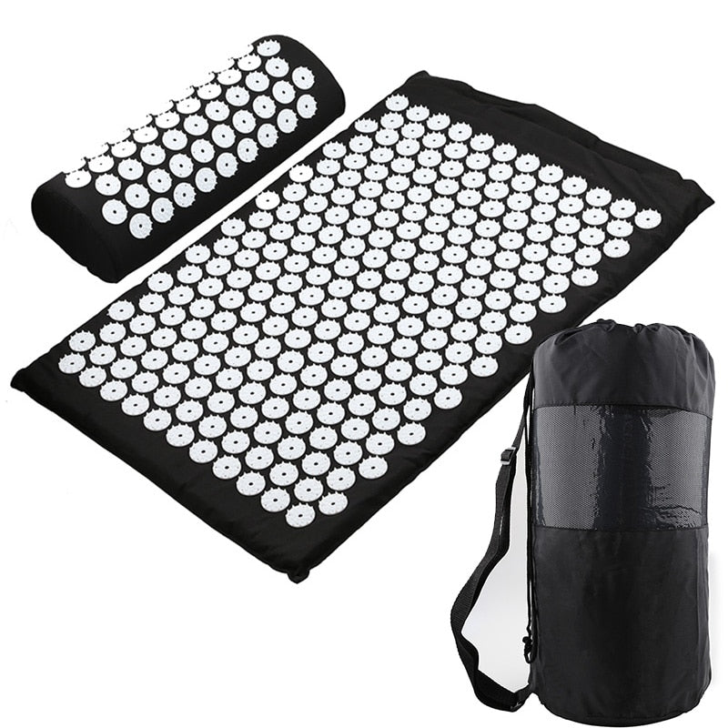 Anti-stress Acupuncture Mat and Pillow with Bag