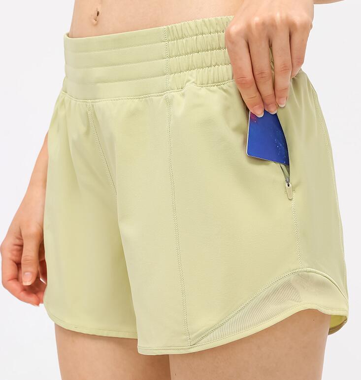 Womens Side Pocket Yoga Shorts