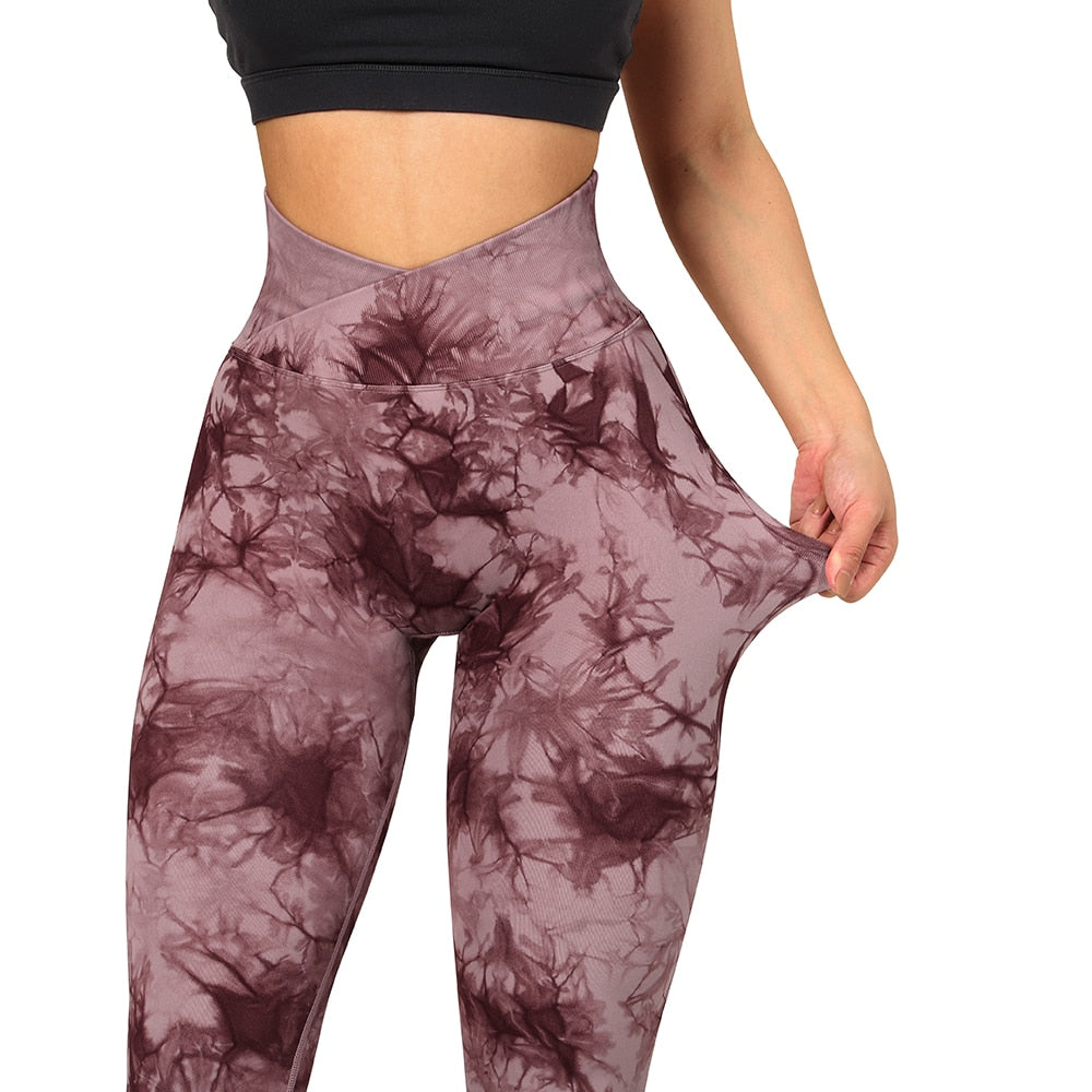 Women's V-Waist Fashion Push Up Leggings