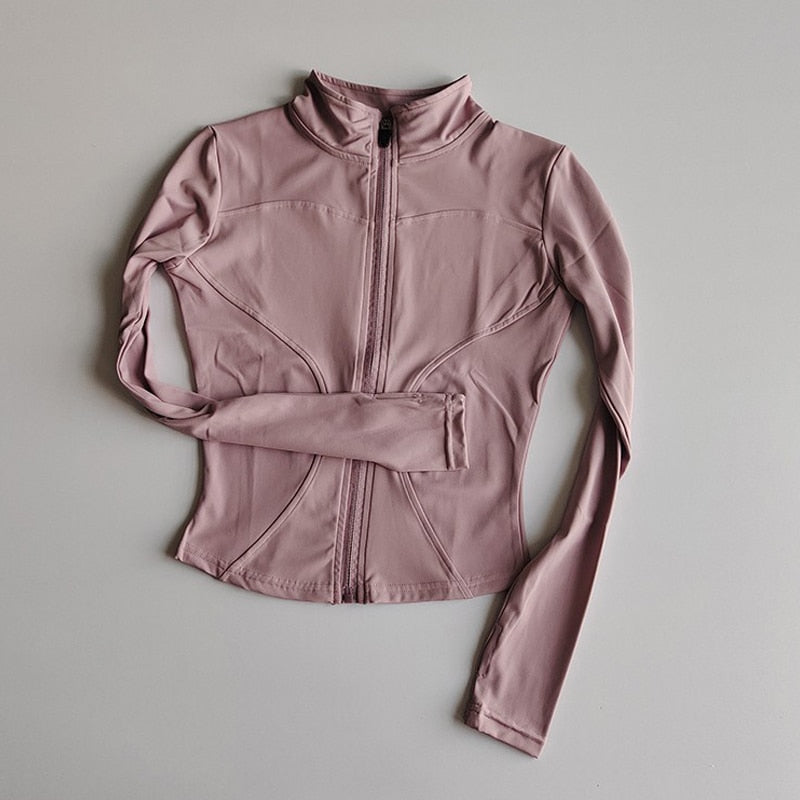 Women's Long Sleeve Zip-up Activewear Jacket