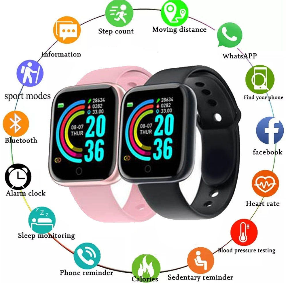 Bluetooth Fitness Tracker Smartwatch