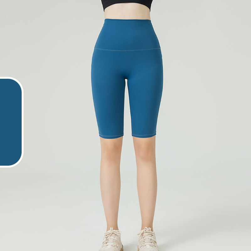 Women's High Waist Push Up Leggings Shorts