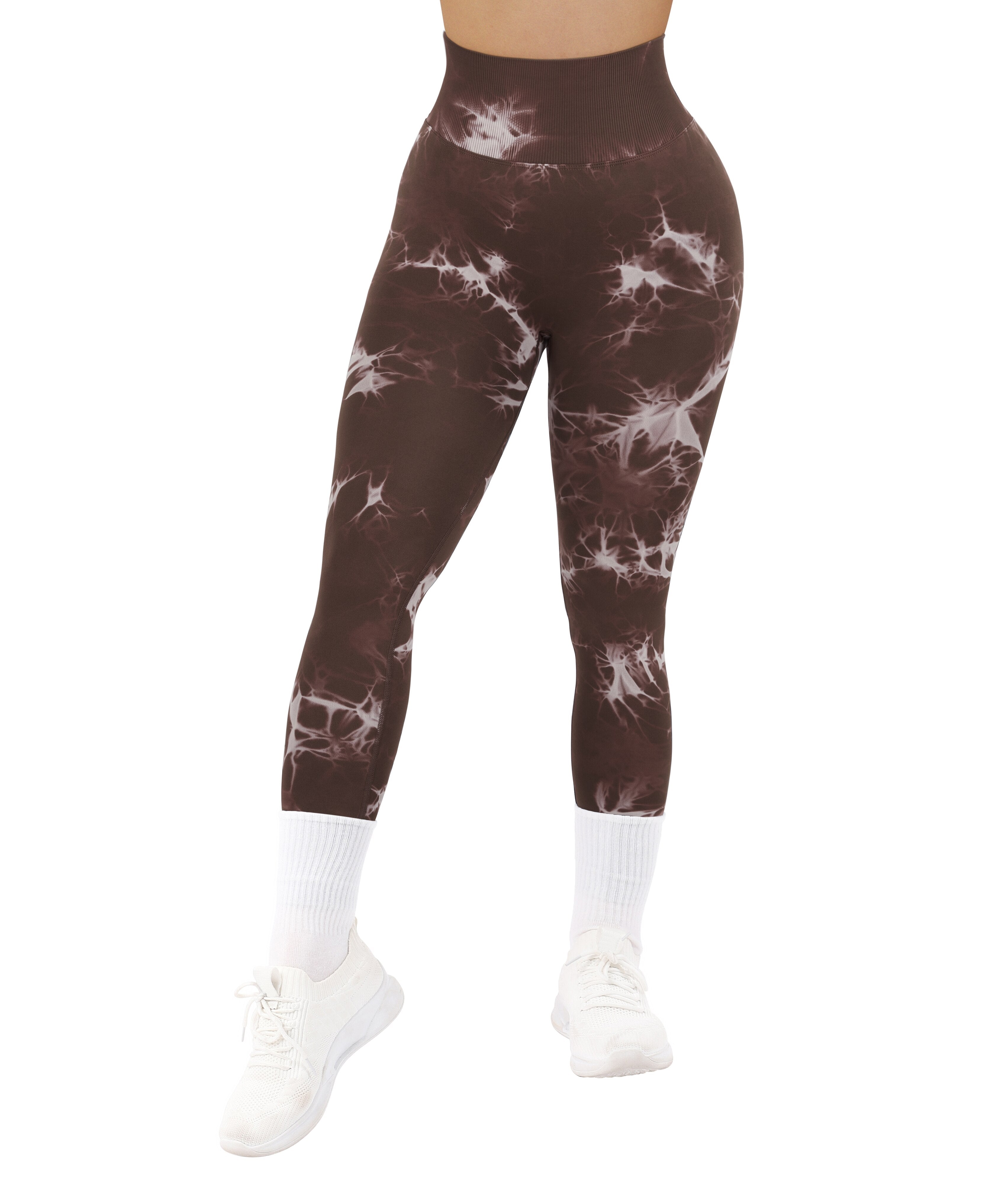 V-Waist Tie Dye Leggings