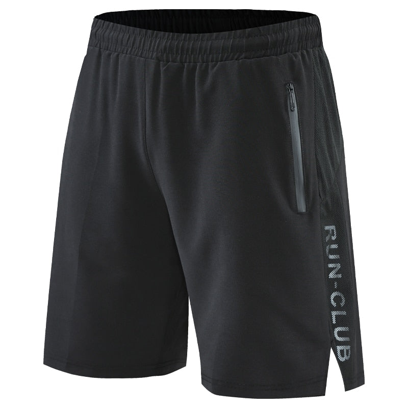 Men's Fitness Zipper Pockets Shorts