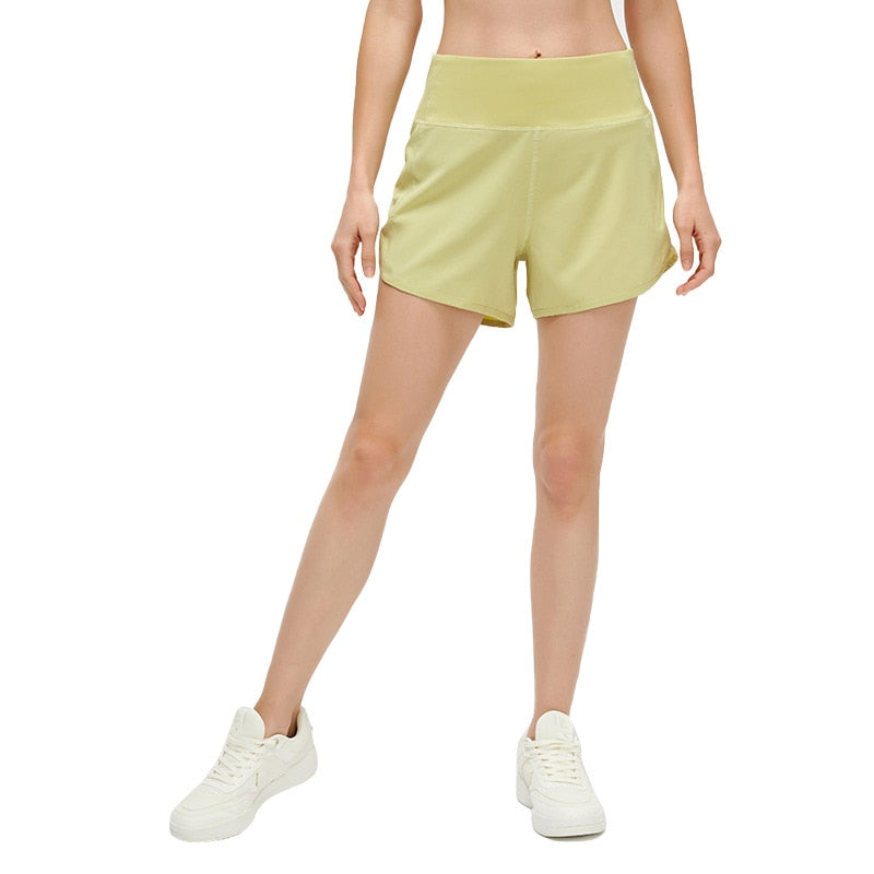 Women's Tummy Control Shorts with Zipper Pockets