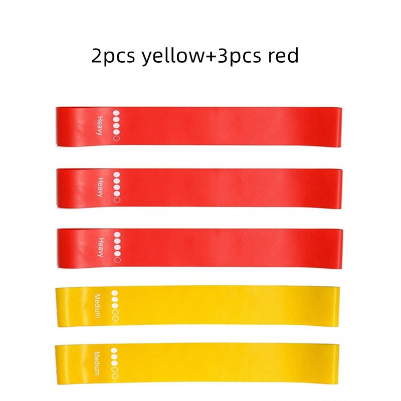 5pcs Elastic Workout Band