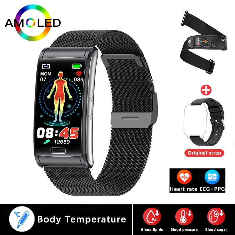 Waterproof Health Tracker Smartwatch,