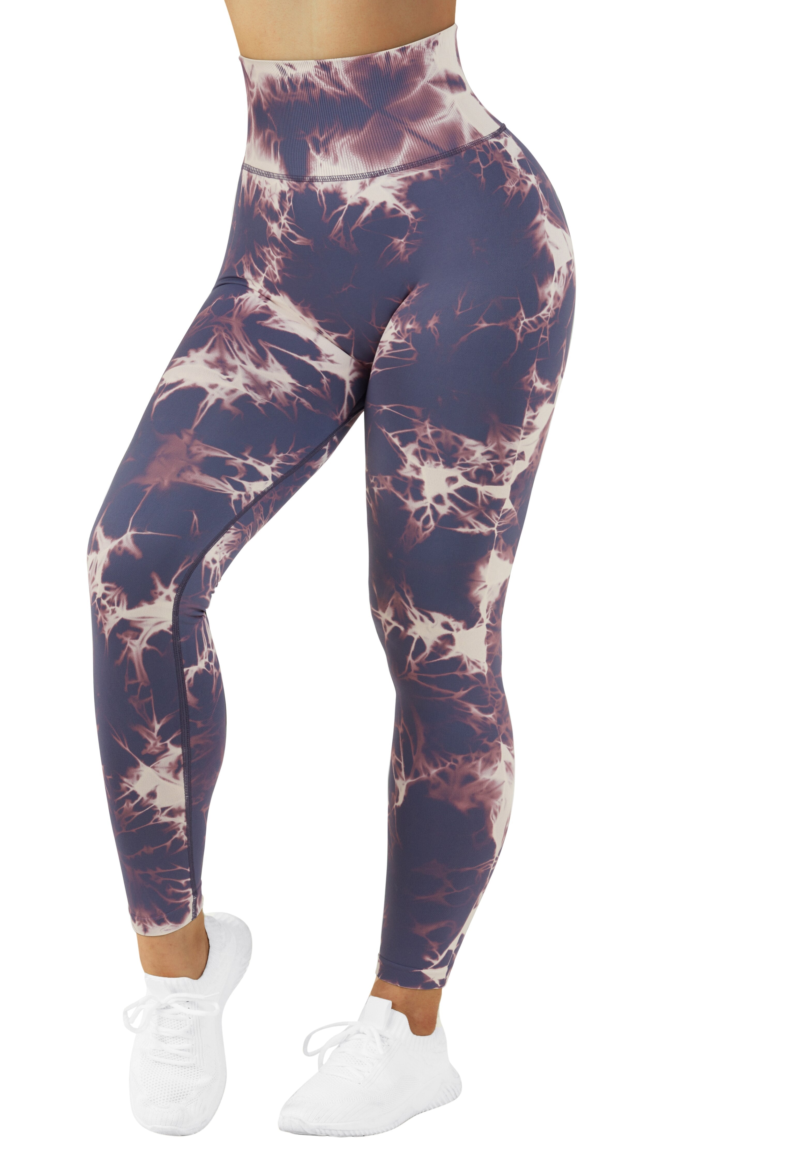 V-Waist Tie Dye Leggings