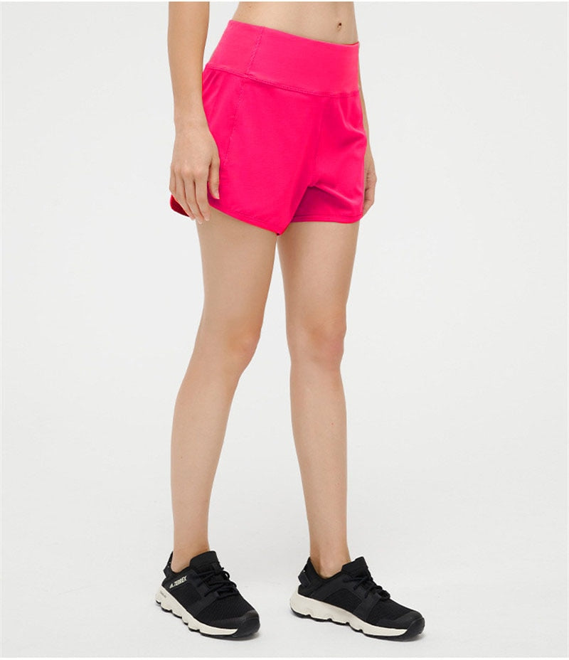 Women's Tummy Control Shorts with Zipper Pockets