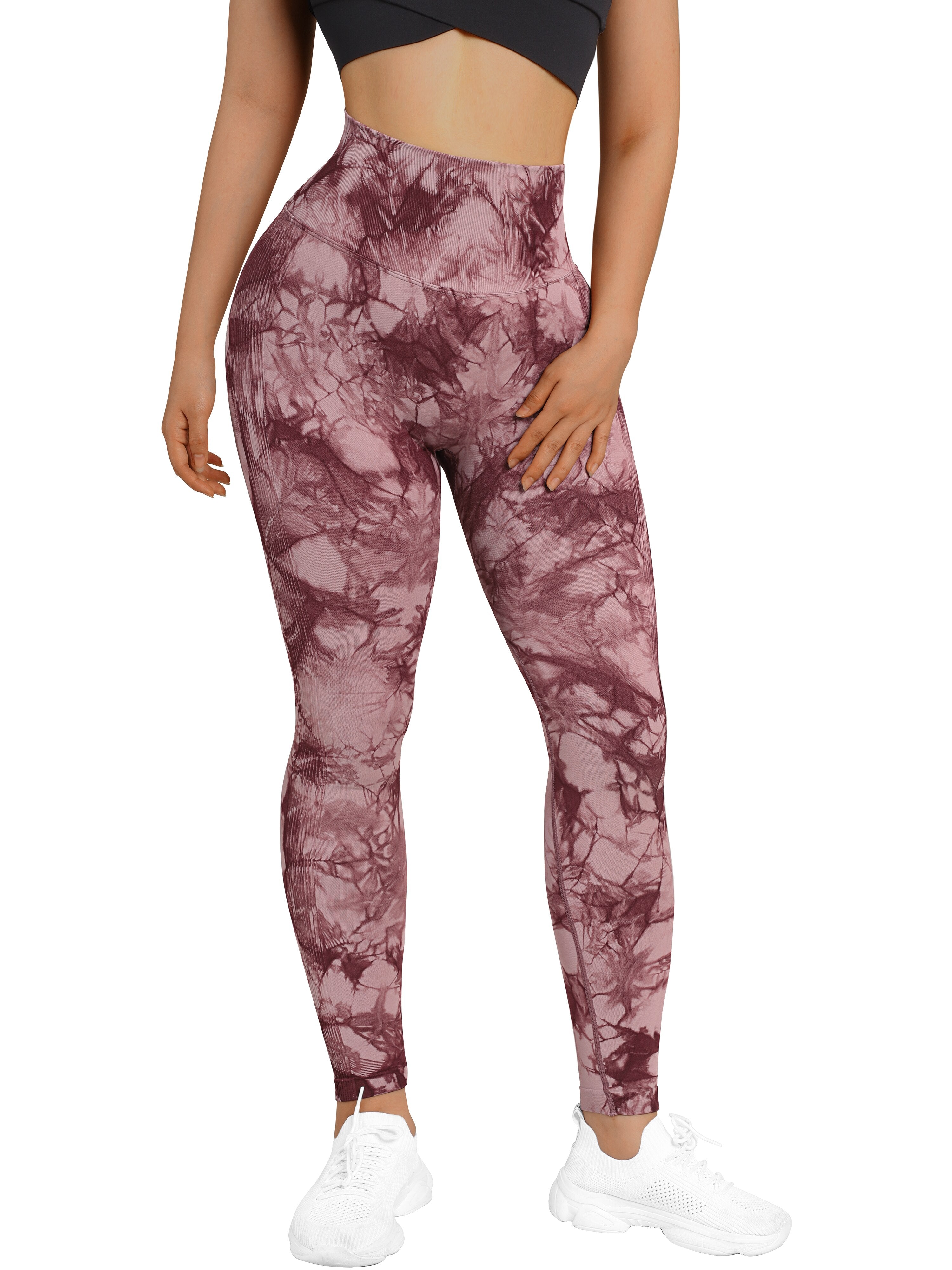 V-Waist Tie Dye Leggings