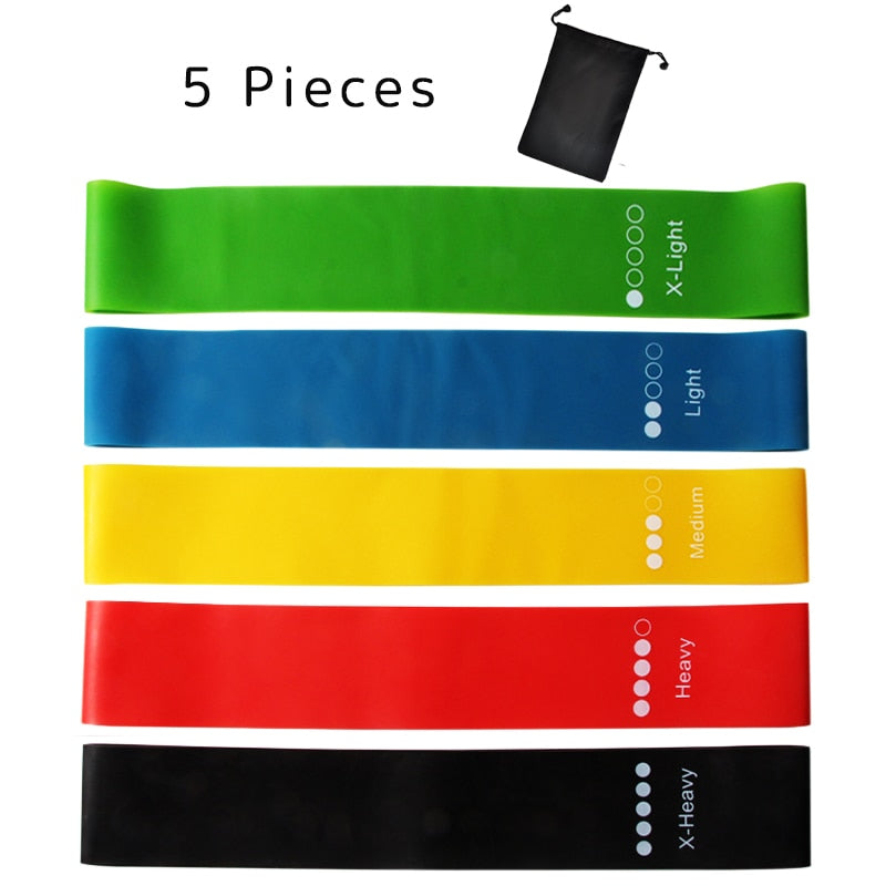 5pcs Resistance Fitness Bands