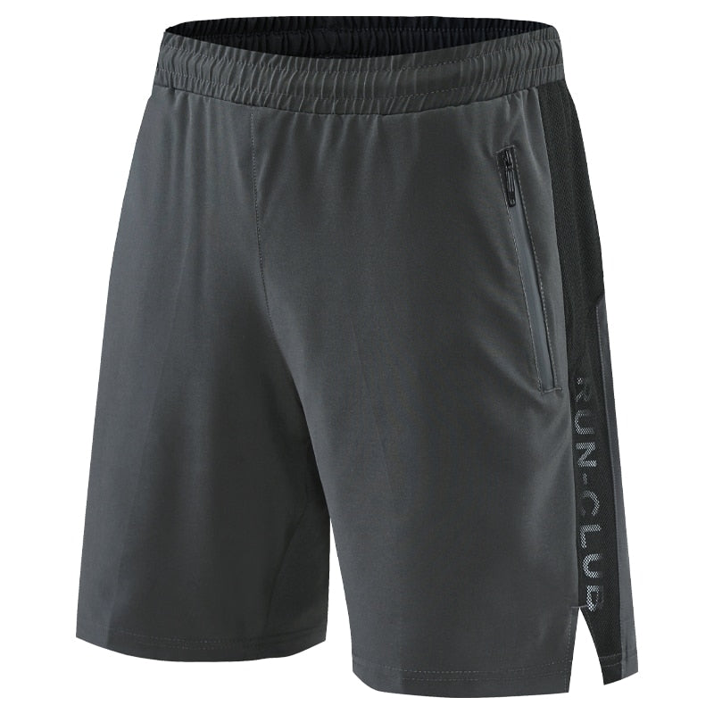 Men's Fitness Zipper Pockets Shorts