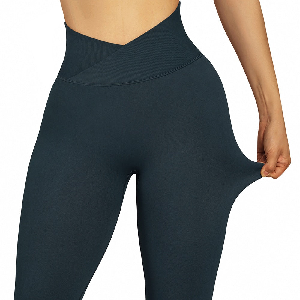 Women's V-Waist Fashion Push Up Leggings