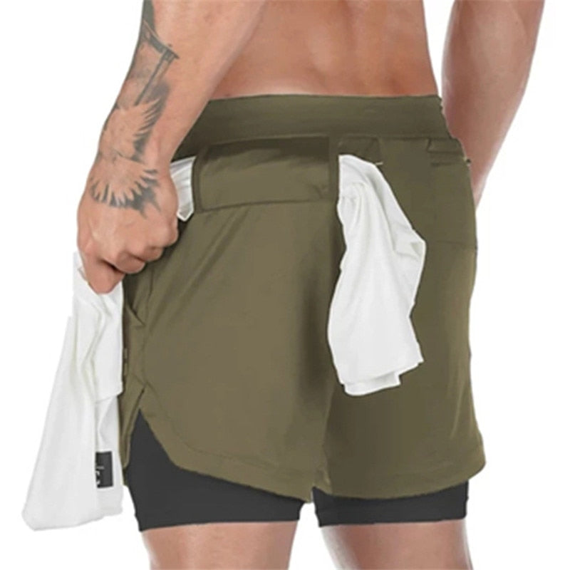 Men's Running Shorts With Handle