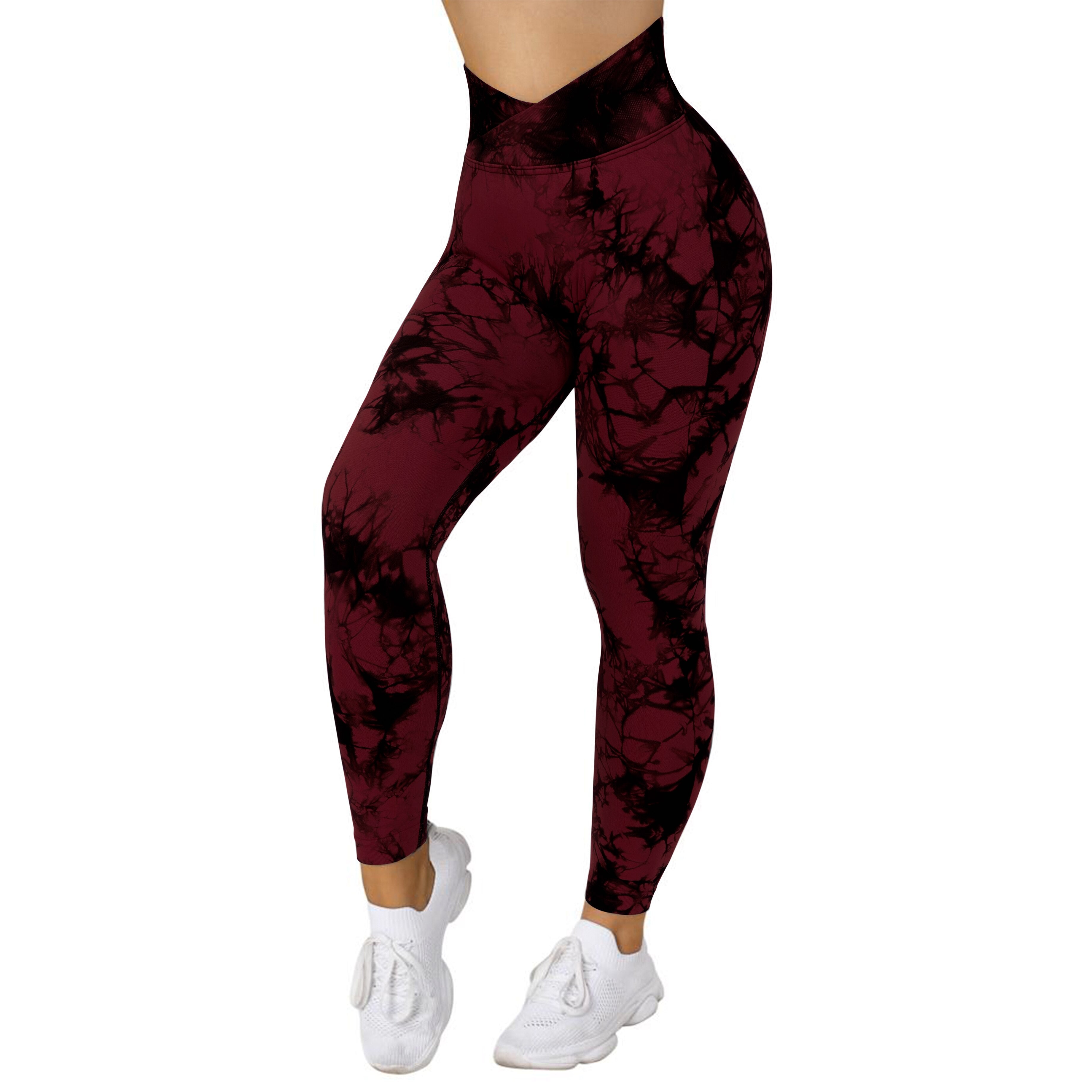 V-Waist Tie Dye Leggings