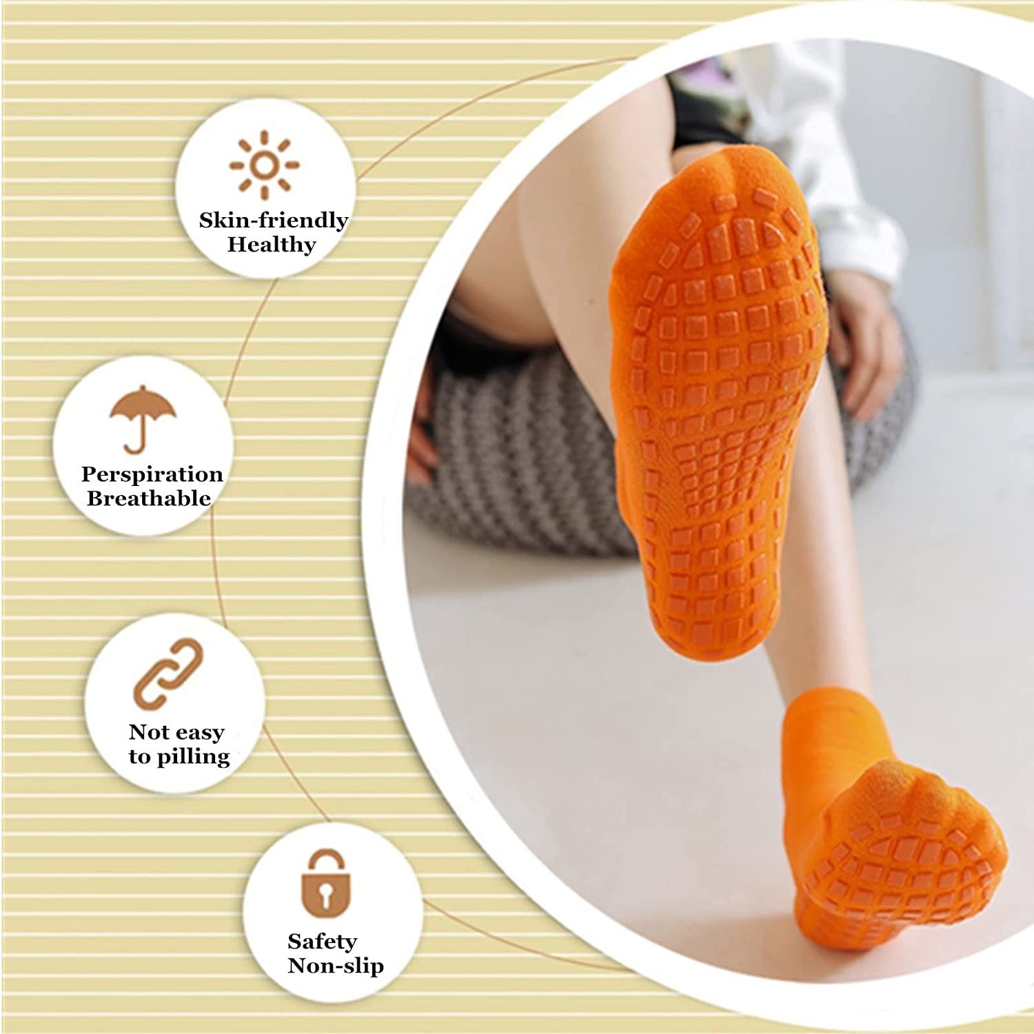 Non-slip Grip Socks