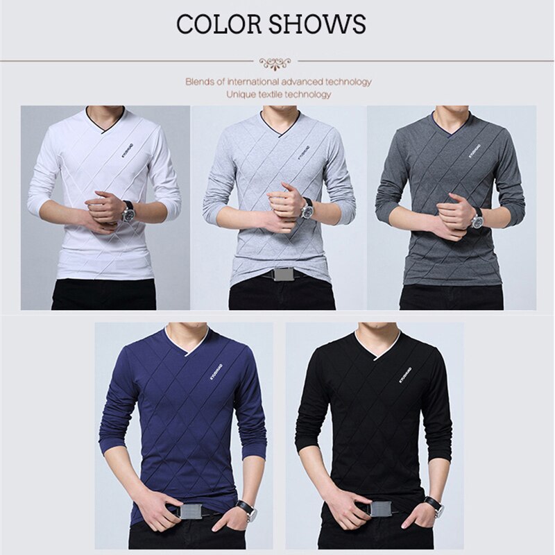 Men's V-Neck Fashion Tee