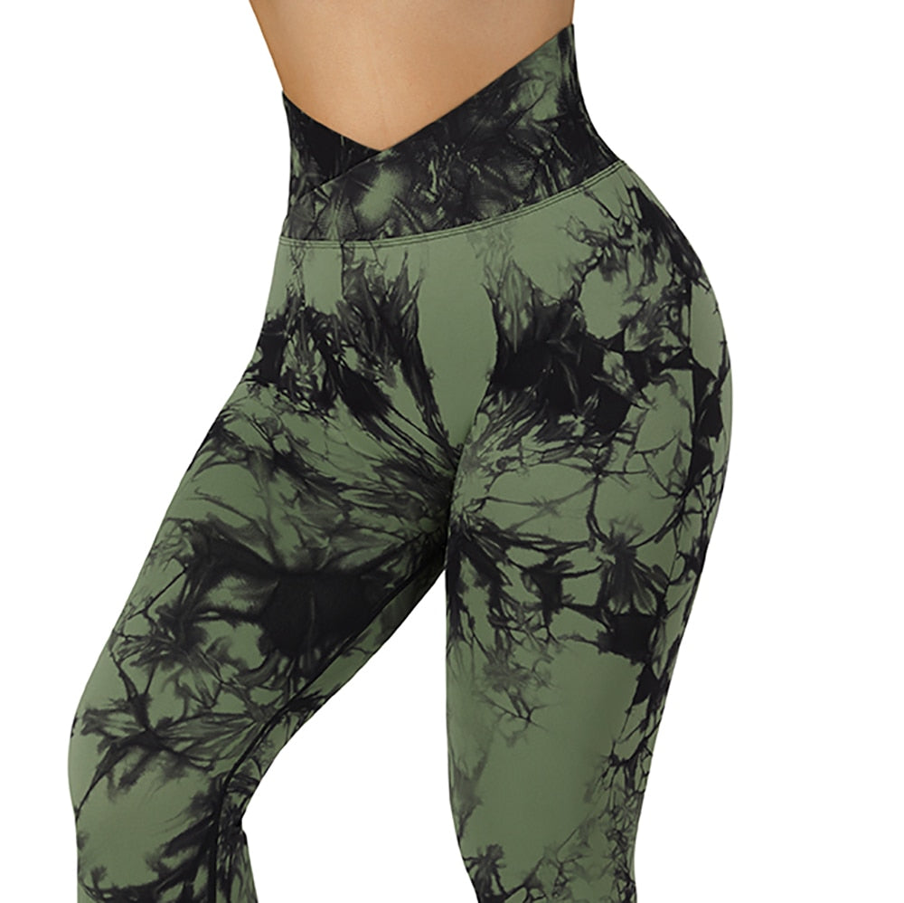 Women's V-Waist Fashion Push Up Leggings