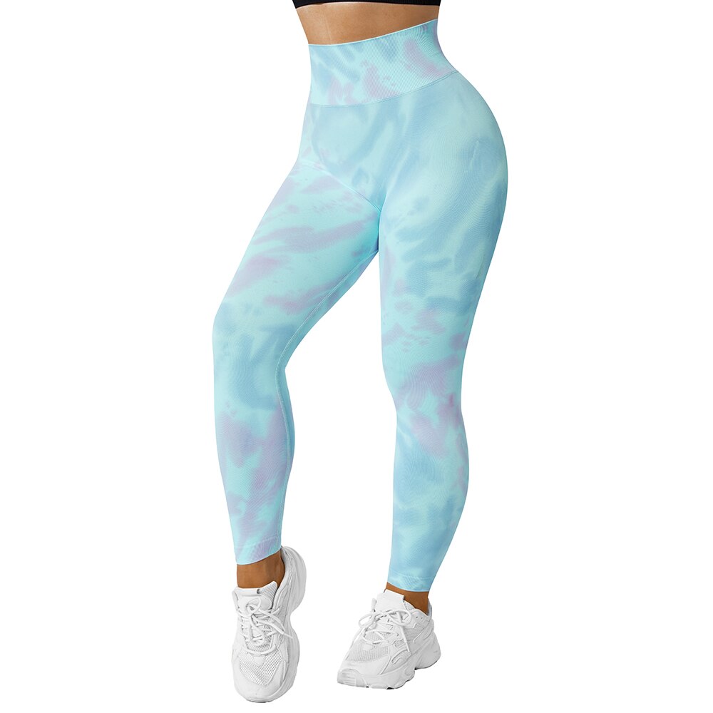 V-Waist Tie Dye Leggings