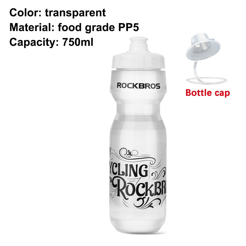 Leak-Proof Water Bottle and Bottle Cage