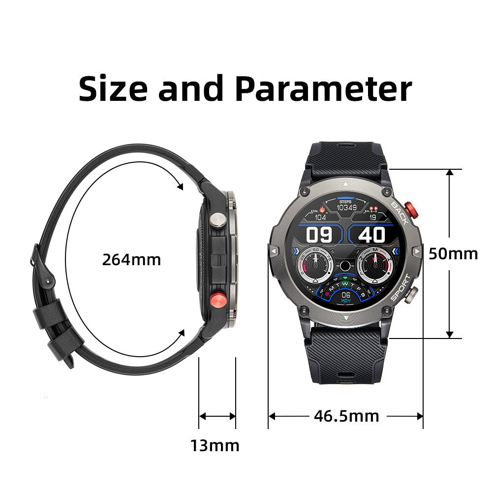 Bluetooth Fitness Tracker Smartwatch