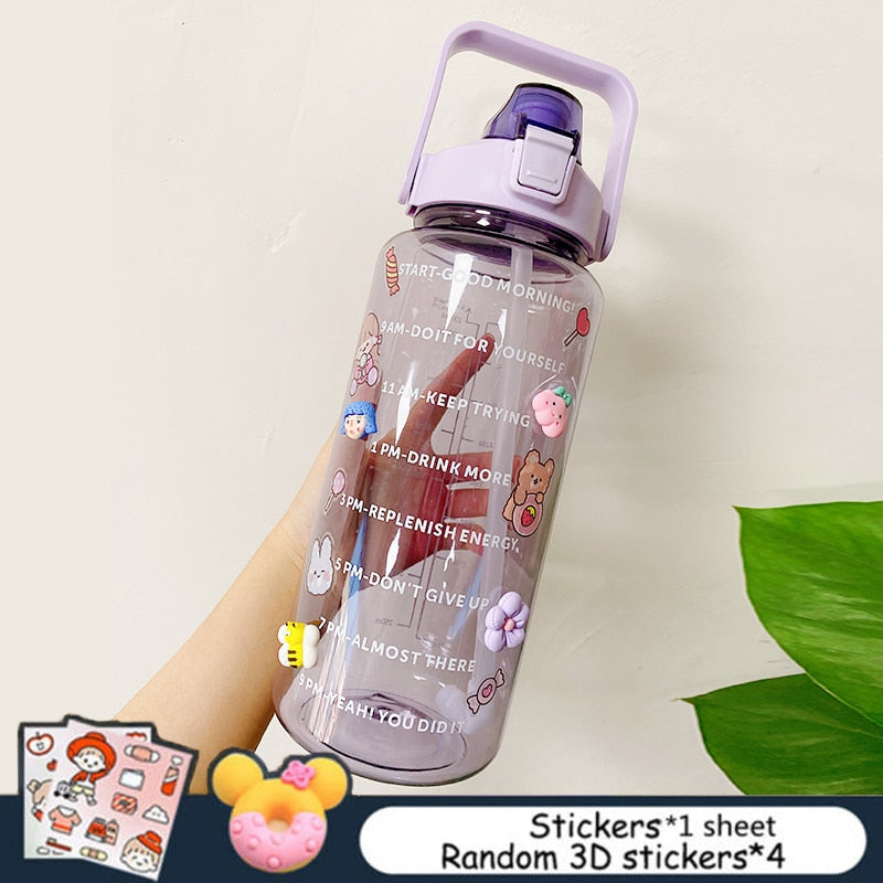 Reminder Water Bottle, Reusable