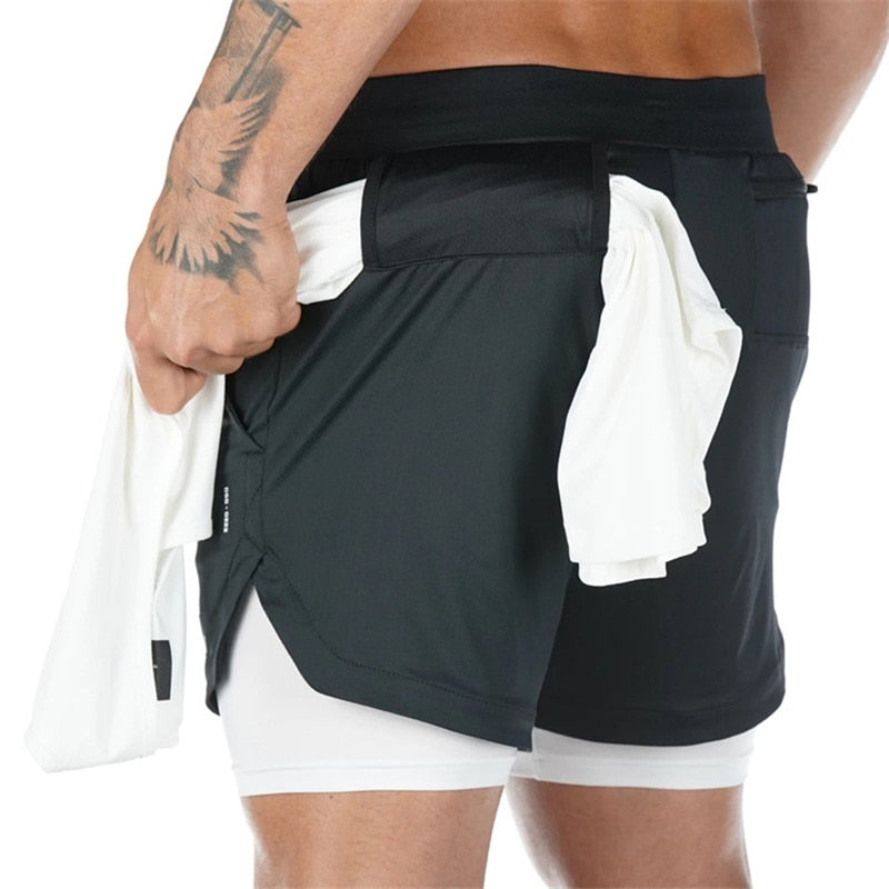 Men's Running Shorts With Handle