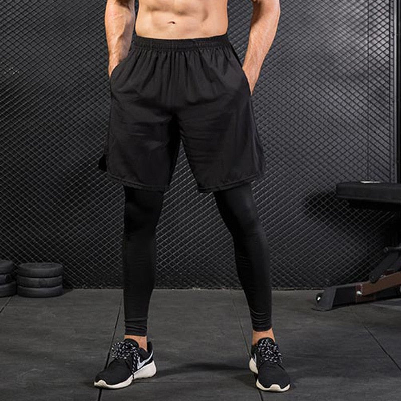 Mens Compression Workout Leggings